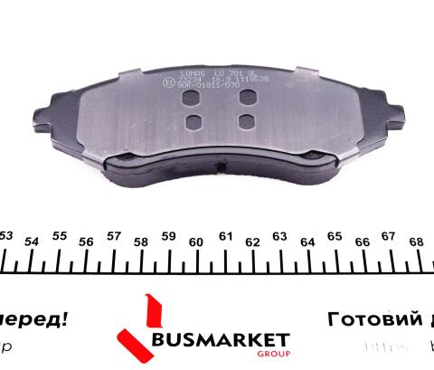 Колодки тормозные (передние) Daewoo Lanos/ Nubira 1.6-2.2 97-