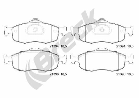 Тормозные колодки (передние) Ford Mondeo/Scorpio 93-00