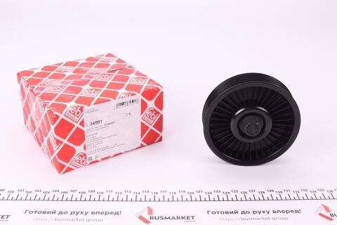 Ролик генератора Chevrolet Aveo 1.4/1.6 08- (поліклиновий ) (паразитний) Ролик генератора Chevrolet Aveo 1.4/1.6 08- (поліклиновий ) (паразитний)