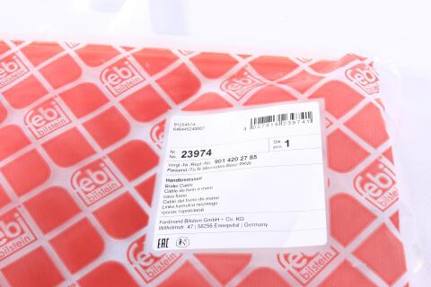 Трос ручника (центральний) MB Sprinter (901-903) 94-/VW LT 28-46 -06 (коротка база) (1435mm) Трос ручника (центральний) MB Sprinter (901-903) 94-/VW LT 28-46 -06 (коротка база) (1435mm)