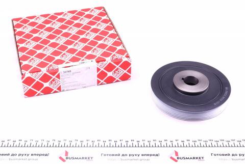 Шкив коленвала Citroen/Fiat/Peugeot 1.9D/2.0HDi (6PK)