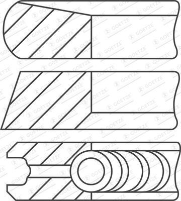 Кільця поршневі Citroen C4/C5/Peugeot 308/508/3008 2.0HDi/BlueHDi 09- (85.0mm/STD)