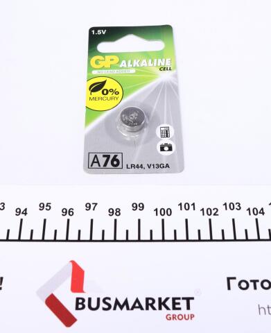 Батарейка GP Alkaline LR44 (1.5V)