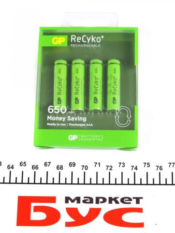 Батарейка аккумулятор EkoPower 650 mAh 03/AAA