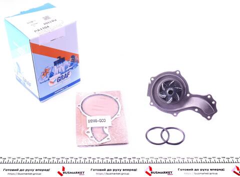 Помпа води Audi/Seat/VW 1.3-2.0/1.6-2.0i/1.6-1.9D/TD/SDI/1.8GTI/2.0E 78-03 (R/B) (6 лоп) Помпа води Audi/Seat/VW 1.3-2.0/1.6-2.0i/1.6-1.9D/TD/SDI/1.8GTI/2.0E 78-03 (R/B) (6 лоп)