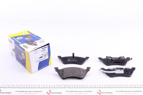 Колодки гальмівні (задні) Chrysler Voyager IV 00-08/Dodge Caravan 00-07/Jeep Cherokee 01-08