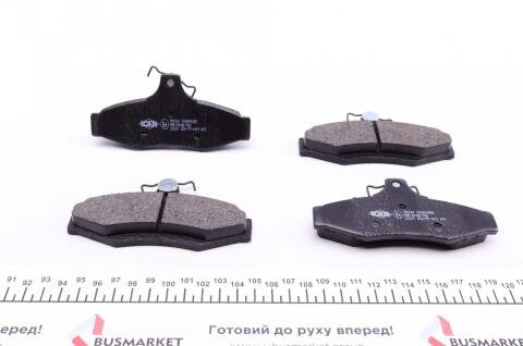 Колодки тормозные (задние) Daewoo Nubira 97-/Leganza 97-04/Chevrolet Astra 99-11/Vectra 96-98