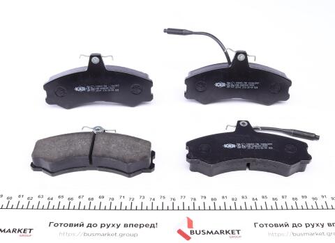 Колодки гальмівні (передні) Citroen C25/Fiat Ducato/Peugeot J5 81-94/VW L80 95-00 (+датчики)