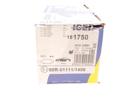 Колодки гальмівні (передні) Lexus IS II/III 05- Колодки гальмівні (передні) Lexus IS II/III 05-