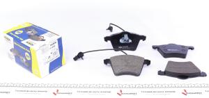 Колодки гальмівні (передні) VW T4 90-04 R16 (з датчиками)