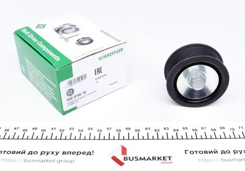 Ролик генератора Hyundai Santa Fe/Kia Sorento 2.4 CVVT 09- (паразитний) (68.5x28.5)