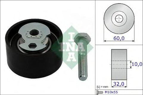 Ролик ГРМ Ford Transit 2.5DI/2.5TD (натяжний) (60х32)