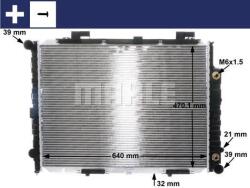 Радіатор охолодження MB E-class (W210/S210) 95-03
