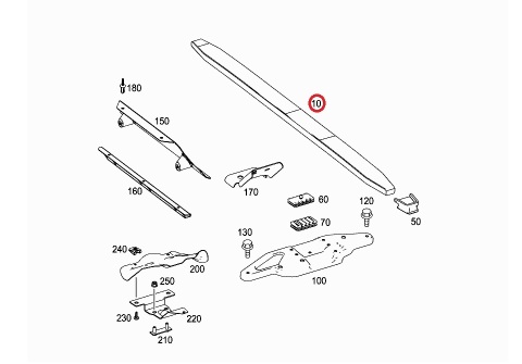 Ресора передняя MB Sprinter/VW Crafter 06- (5T) (пластик) (30mm) (зам, на 9063211603)