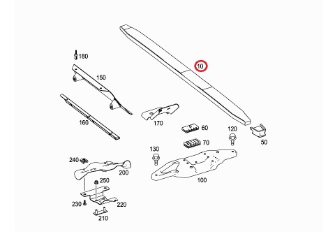Ресора передняя MB Sprinter/VW Crafter 06- (3.5T) (пластик) (h=158mm/толщ.29mm) (зам на 9063211503) Ресора передняя MB Sprinter/VW Crafter 06- (3.5T) (пластик) (h=158mm/толщ.29mm) (зам на 9063211503)