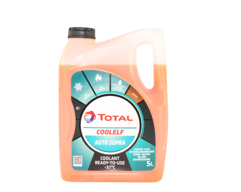 Антифриз TOTAL G12+ Coolelf Auto Supra -37C, 5 літрів Антифриз TOTAL G12+ Coolelf Auto Supra -37C, 5 літрів