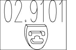 Монтажне кільце вихлопної системи (D (внутр.) - 47 мм; D (наружн.) - 57 мм; Висота - 10 мм) Монтажне кільце вихлопної системи (D (внутр.) - 47 мм; D (наружн.) - 57 мм; Висота - 10 мм)