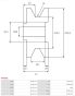 Шків генератора Renault Kangoo 1.5 dCi/1.4/1.6i/MB Citan 1.5CDI, 6PK, фото 4 - інтерент-магазин Auto-Mechanic