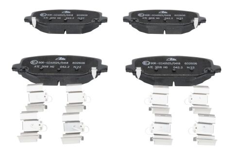 Комплект гальмівних накладок, дискове гальмо Комплект гальмівних накладок, дискове гальмо