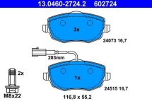 Комплект тормозных колодок, дисковый тормоз