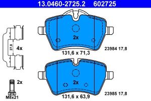 Колодки тормозные (передние) Mini (R50/R53/R52/R56/R57/R58/R59) 01-16 (Lucas)