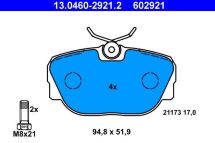 Гальмівні колодки дискові, комплект