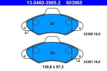 Комплект тормозных колодок, дисковый тормоз