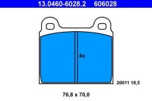 Комплект тормозных колодок, дисковый тормоз
