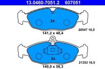 Комплект тормозных колодок, дисковый тормоз