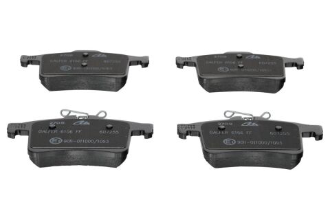 Комплект гальмівних накладок, дискове гальмо