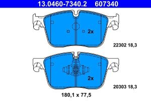 Колодки тормозные (передние) Land Rover Range Rover Velar/Jaguar XE/XF/F-Peace 2.0/3.0 15-