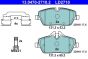 Комплект тормозных колодок, дисковый тормоз, фото 1 - интернет-магазин Auto-Mechanic