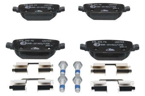 Комплект гальмівних накладок, дискове гальмо