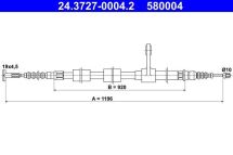 Трос ручного гальма