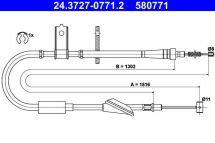 Трос ручного гальма