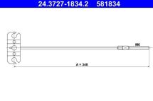 Трос ручного тормоза