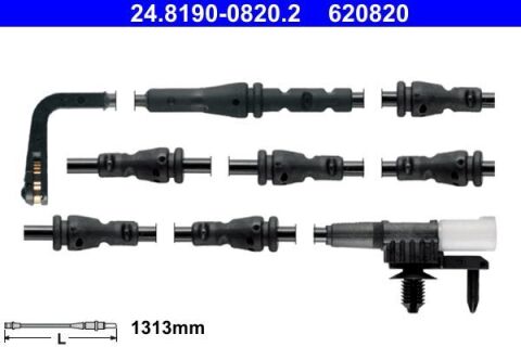 Датчик зносу гальмівних колодок (передніх) Land Rover Defender/Discovery/Range Rover 12- (L=1313mm)