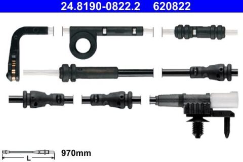 Датчик зносу гальмівних колодок (задніх) Land Rover Defender/Discovery/Range Rover 12- (L=970mm)