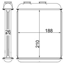 Теплообмінник, система опалення салону