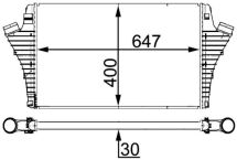 Охолоджувач наддувального повітря Охолоджувач наддувального повітря