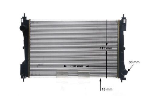 Радіатор охолодження двигуна Радіатор охолодження двигуна