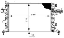 Радіатор охолодження двигуна