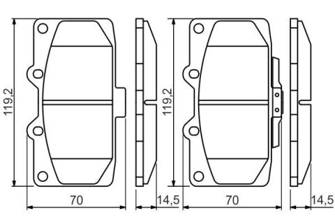 Комплект тормозных колодок, дисковый тормоз Комплект тормозных колодок, дисковый тормоз