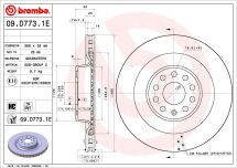 Комплект тормозов, дисковый тормозной механизм