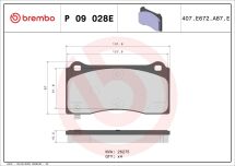 Комплект гальмівних накладок, дискове гальмо Комплект гальмівних накладок, дискове гальмо