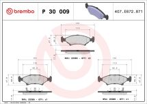 Комплект тормозных колодок, дисковый тормоз