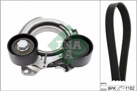 Комплект ремня генератора BMW 3 (G20/G80/G28)/5 (G30/F90) 2.0DH 19- B47 (8PK1162)