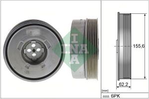 Шків колінвалу BMW X1 (F48) 15- B38 A15 A