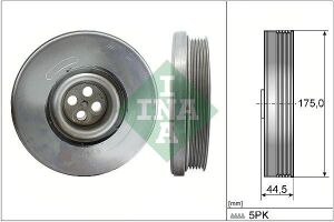 Шкив коленвала MB Sprinter (W907/W910) ​​2.2 CDI (OM651) 18-