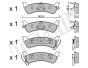 Колодки гальмівні (задні) Jeep Grand Cherokee 91-99, фото 1 - интернет-магазин Auto-Mechanic